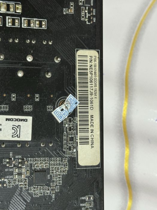 Videokarta P106-100 analog (GTX1060)