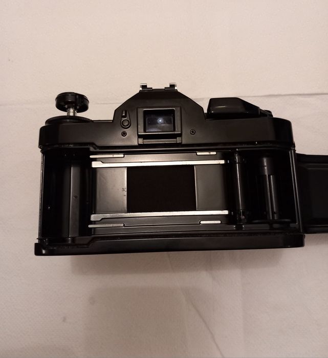 Rezervat_Aparat foto film Canon A1 + obiectiv Canon FD 50mm f/1.8