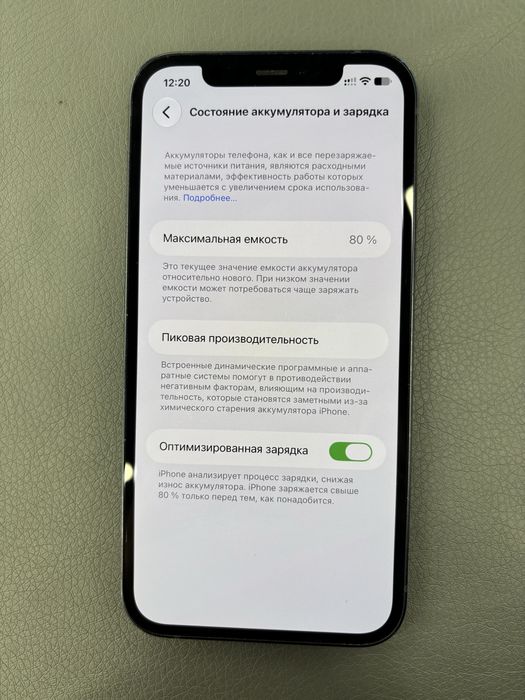 iphone 12 64 gb акб 80%