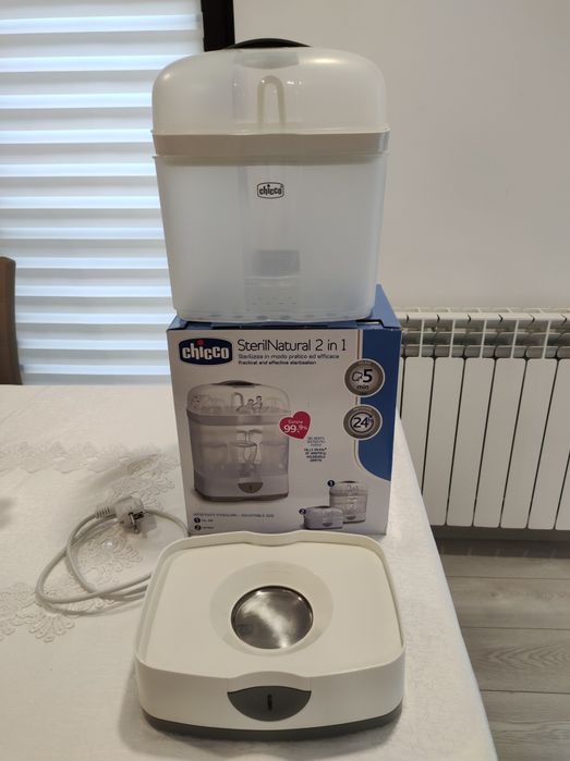 Sterilizator electric 2 in 1 Chicco SterilNatural, modular