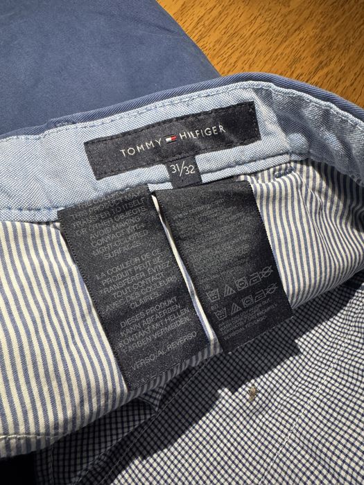 Pantaloni chino albaștri Tommy Hilfiger – stare foarte bună, marime 31