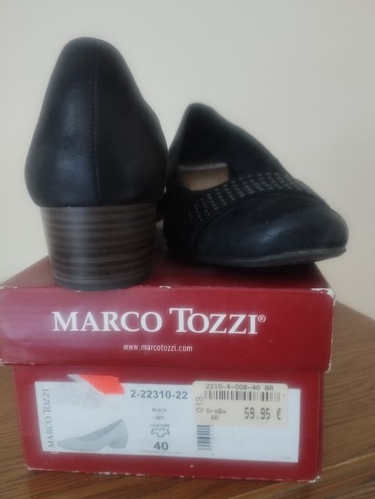 Продам туфли черные Marco tozzi