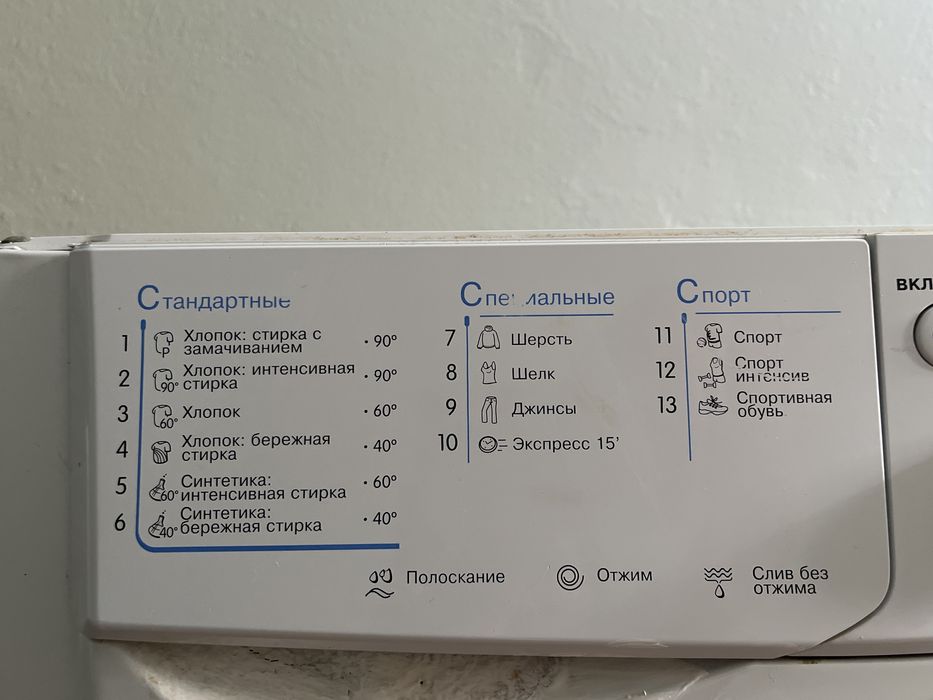 Стиральная машина Indesit б/у