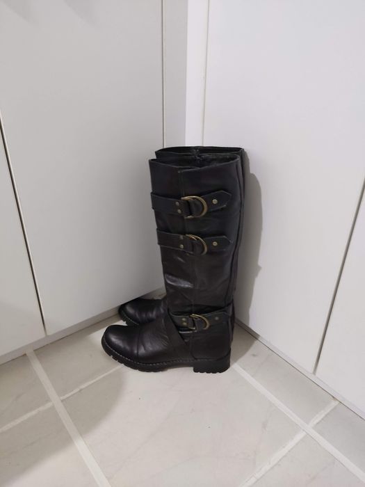 Дамски ботуши естествена кожа