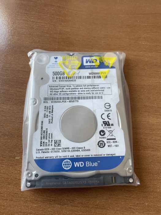 Жесткие диски по 500gb