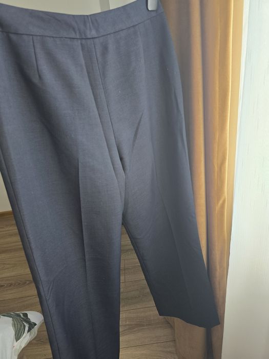 Pantaloni office cu captuseala si fermoar