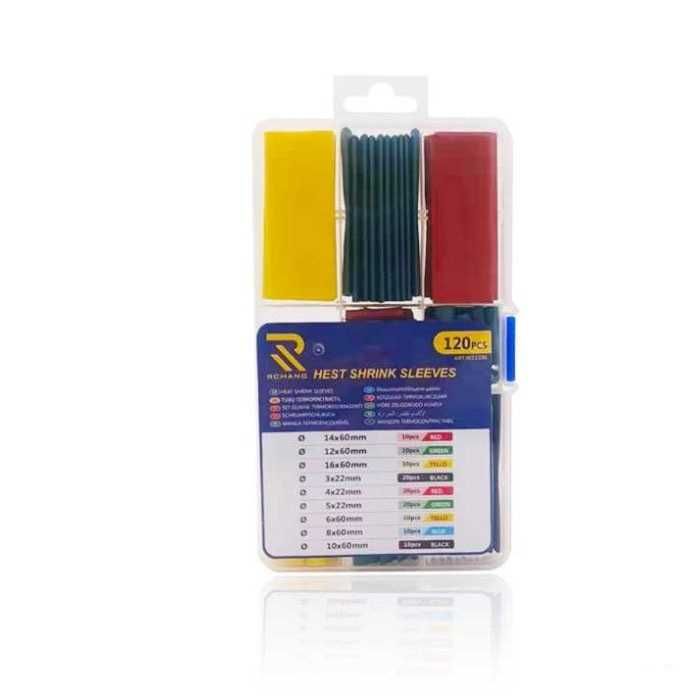 Асортимент термошлаух в кутия/120 бр. к-т/