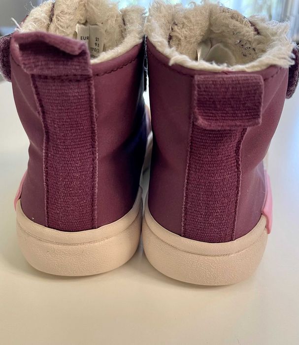 Детски ватирани високи кецове / боти H&M №27, стелка 17.5 cm