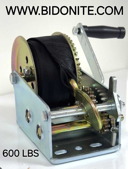 Ръчна лебедка с текстилен колан – 600 lbs