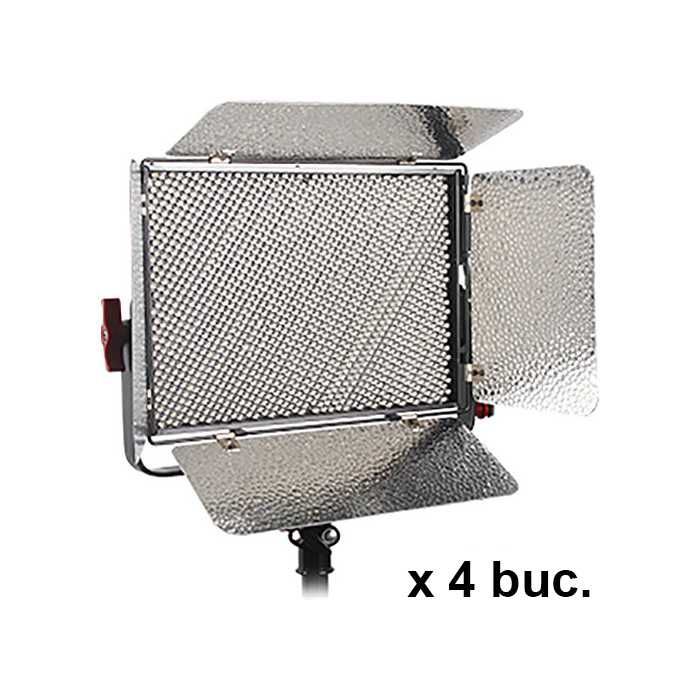 Aputure LS1c kit 4 lumini led cu hard case