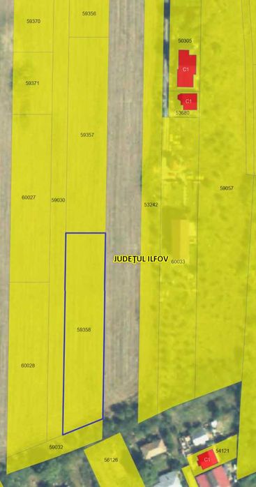 Vand teren in Cernica, Caldararu pentru casa sau parcelare