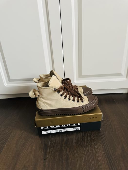 Ghete din piele naturala , Converse All Star , imblanite ,numarul 41,5