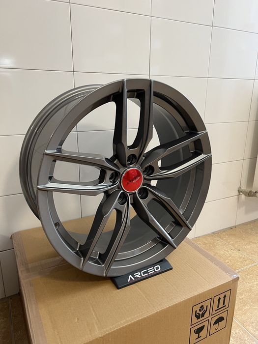 Jante R18 5x112 Arceo Madrid Noi Audi A3 A4 A5 A6 A7 A8 Q3 Q5 Q7 Mercedes C E S CLA CLS GLC GLE BMW G20 G30 F40 X1 X3 VW Golf Passat Tiguan