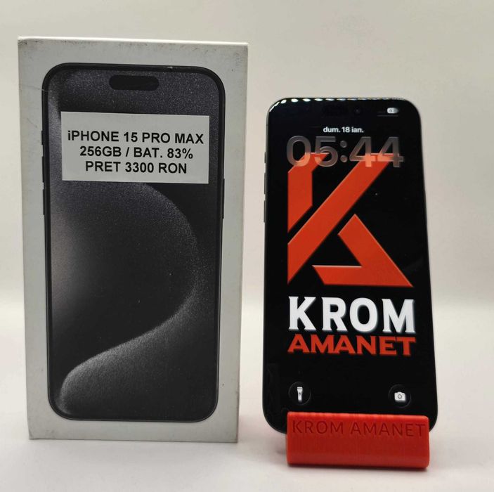 iPhone 15 Pro Max 256Gb / Baterie 83%