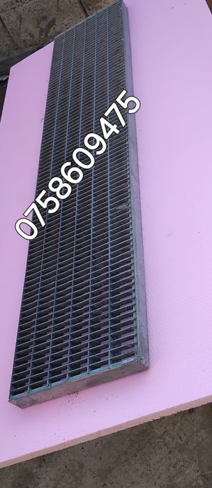 Trepte zincate 90x27cm