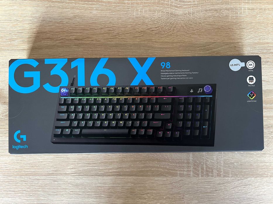 Чисто нова Logitech G316 X 98 геймърска клавиатура