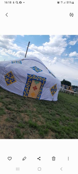 Продам юрту, каркас железный