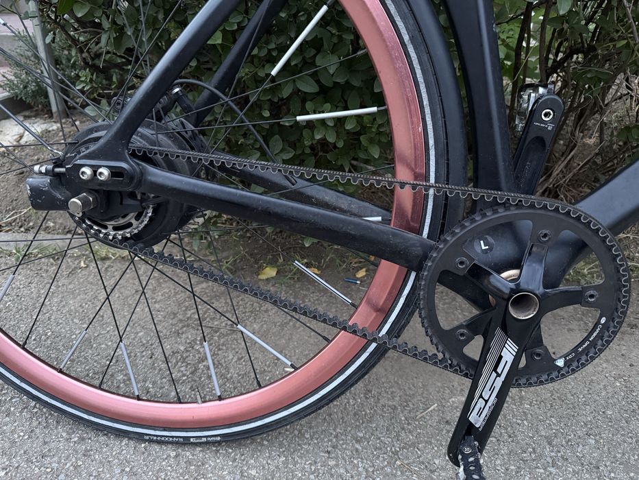 Bicicleta Vanhawks full carbon city bike schimbator in butuc