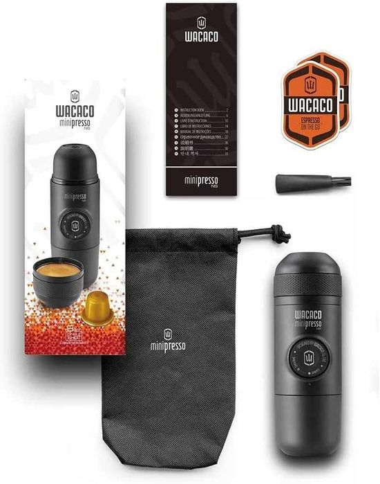 Портативная кофеварка WACACO Minipresso NS Portable Espresso Machine!