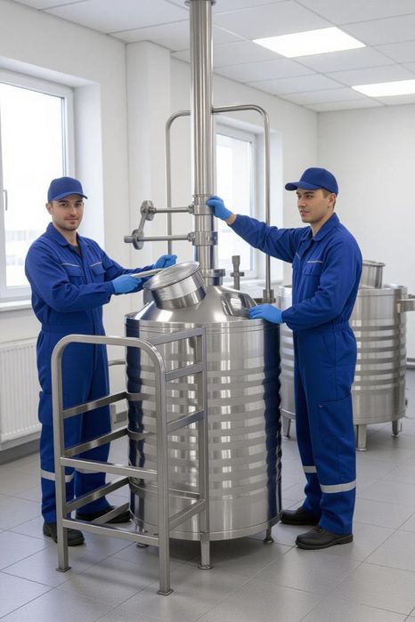 Изготовление и монтаж емкостного оборудования  из нержавеющей стали