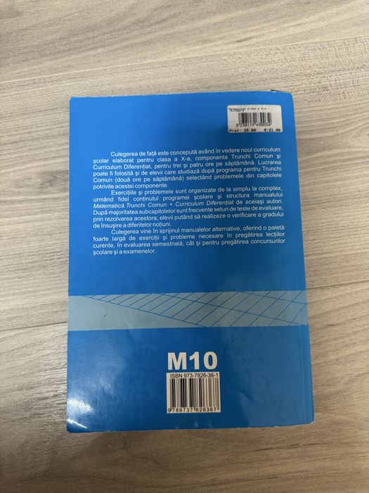 Culegere Matematica clasa X