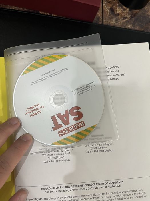 Книга Barron’s SAT 27th edition