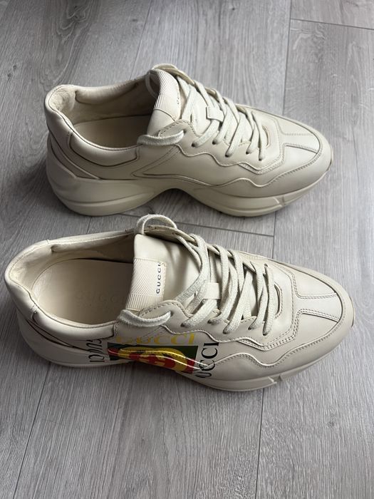 Gucci Rhyton Logo Ivory