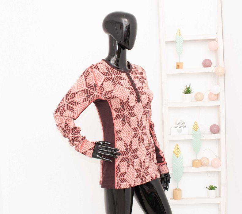 Kari Traa дамска мерино блуза термо бельо 100% мериносна вълна L