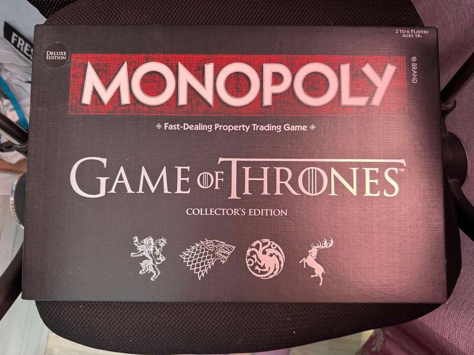 Настолна игра Monopoly - Game of Thrones Collectors Edition
