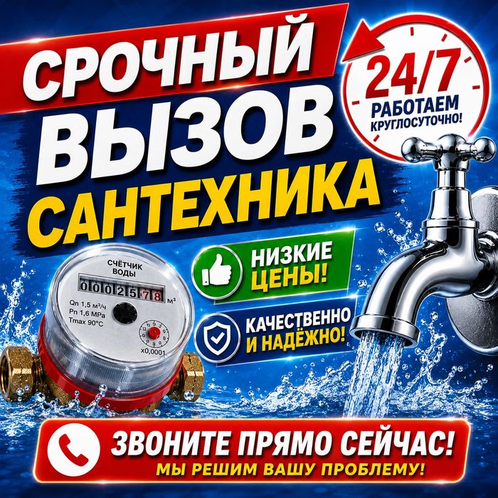 Услуги сантехника