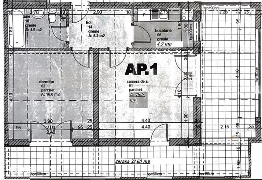 Apartament 2 camere, 49 mp, zona Porii