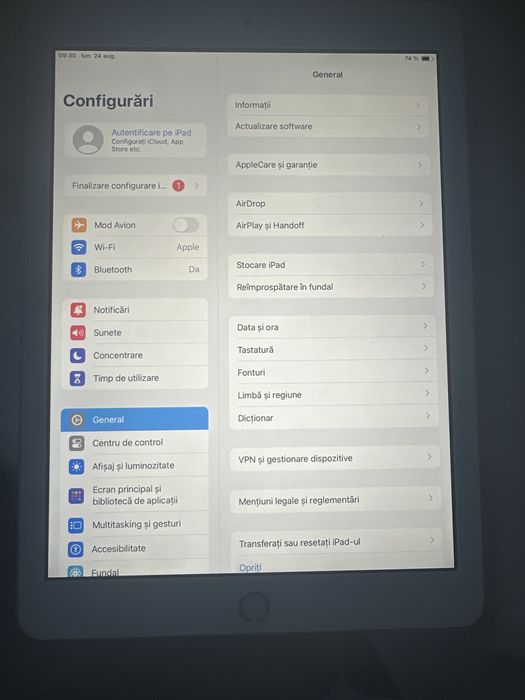 ipad gen 6,32 gb stare perfecta function