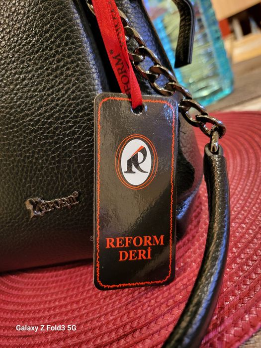 Дамска чанта кожена