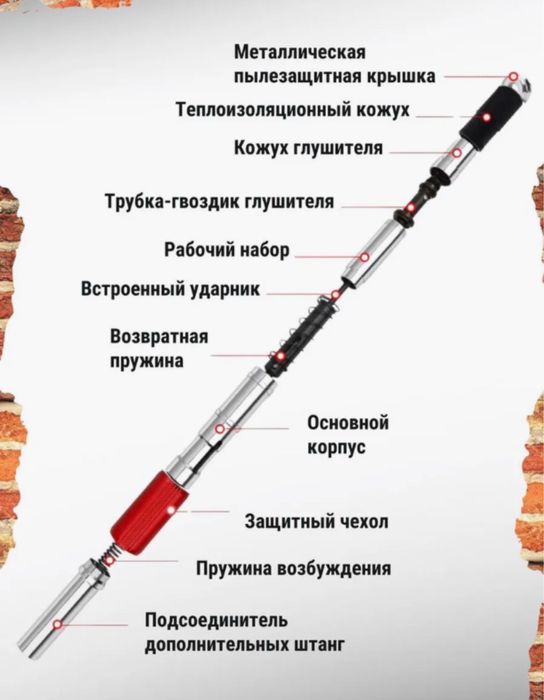 Дюбель пистолеты. Dubl mixni otish uchun pistolet