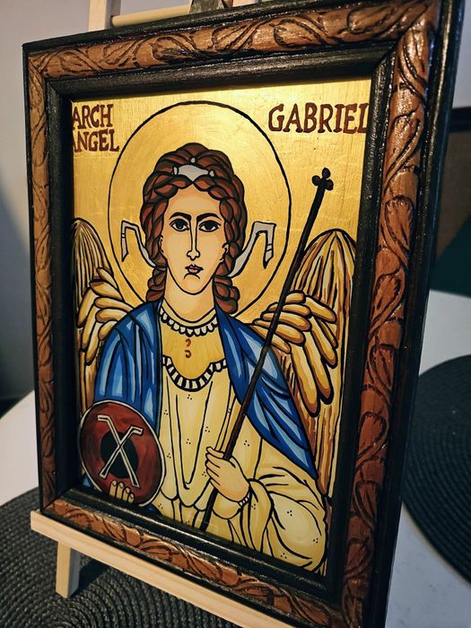 Icoane pictate pe sticla