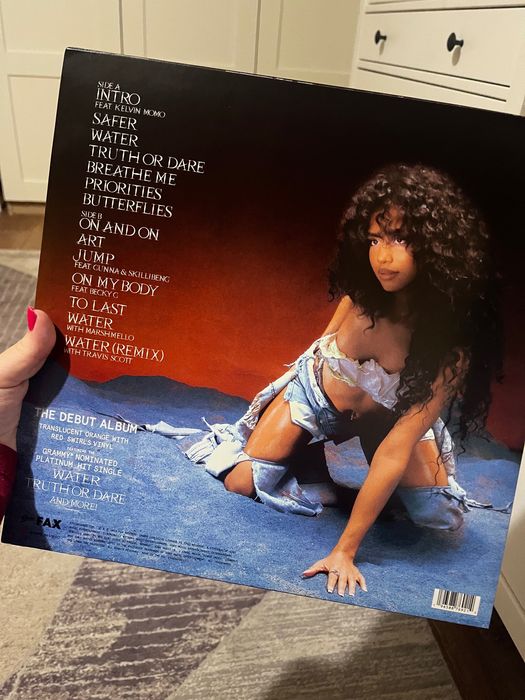 Vinyl nou Tyla portocaliu-transparent