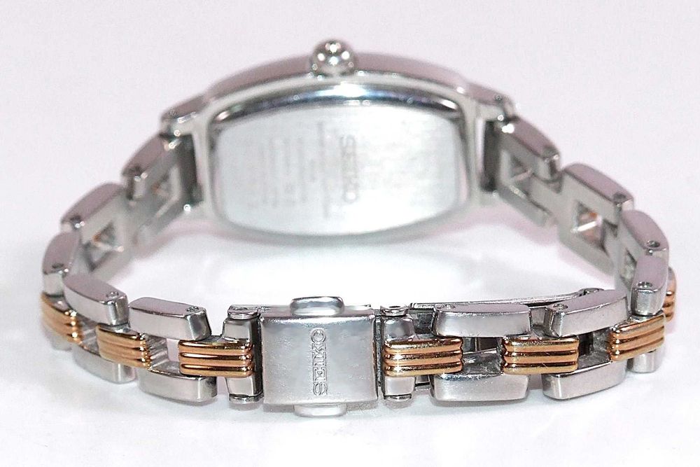 Ceas SEIKO V117, alimentare solara si cu baterie, inoxidabil, Made in Japan, NOU