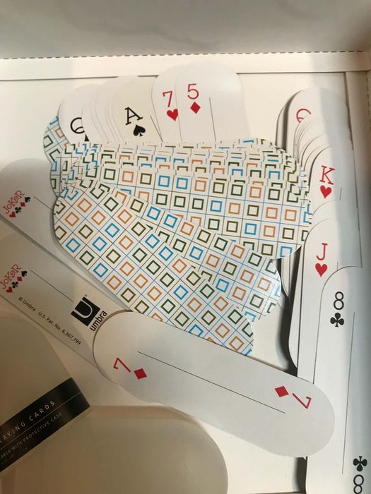 Umbra Ante Slim Playing Cards - Карти за игра в модерен дизайн и стилна кутия!