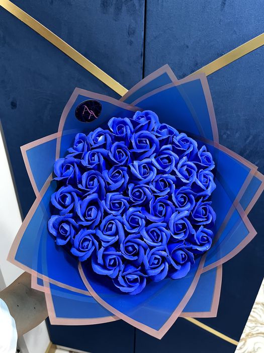 Buchet trandafiri săpun/ cadou valentine s day/ stitch initiala