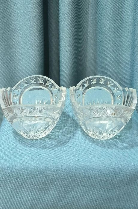 Хрустальная ваза для конфет Чехия