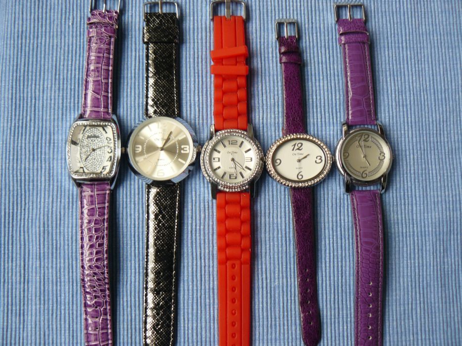 Ceas Dama ON TIME CP 02 ,Mecanism Quartz,Curea Piele Eco