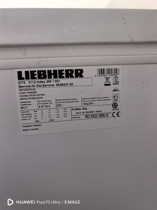 Lada frigorifica Liebherr