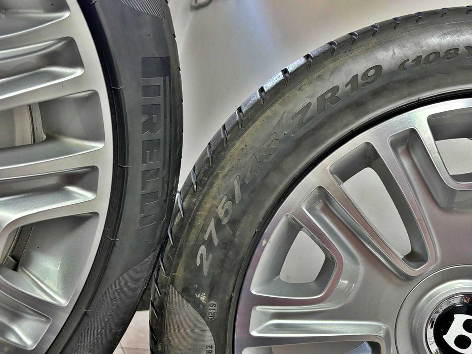 Set Jante 19 originale BENTLEY Continental GT, anvelope vara Pirelli