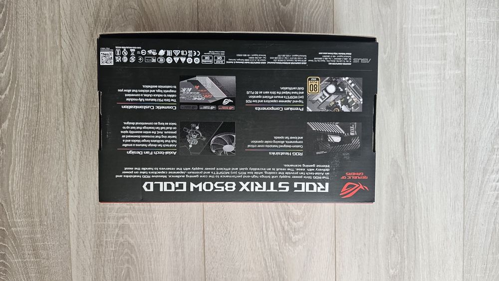 ASUS ROG STRIX 850W 80 PLUS Gold full modulara