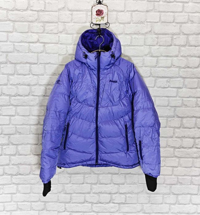 Bergans of Norway Дамско пухено лилаво яке с качулка размер М