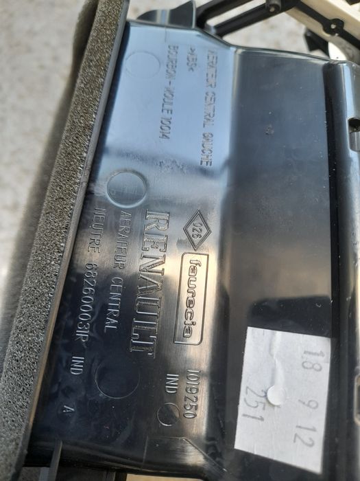 Grilă Centrală Grile Ventilație Dirijare Aer Bord Renault Scenic 3