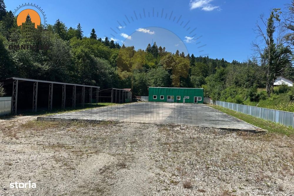 Teren 2.180 mp în Predeal cu platformă betonată 1.000 mp și post trafo