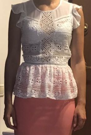 Top dantela Miss Selfridge marime 34