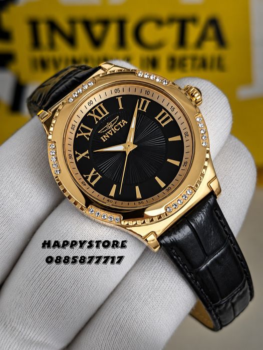 INVICTA Elegance women gold 38 mm, Инвикта нов дамски часовник