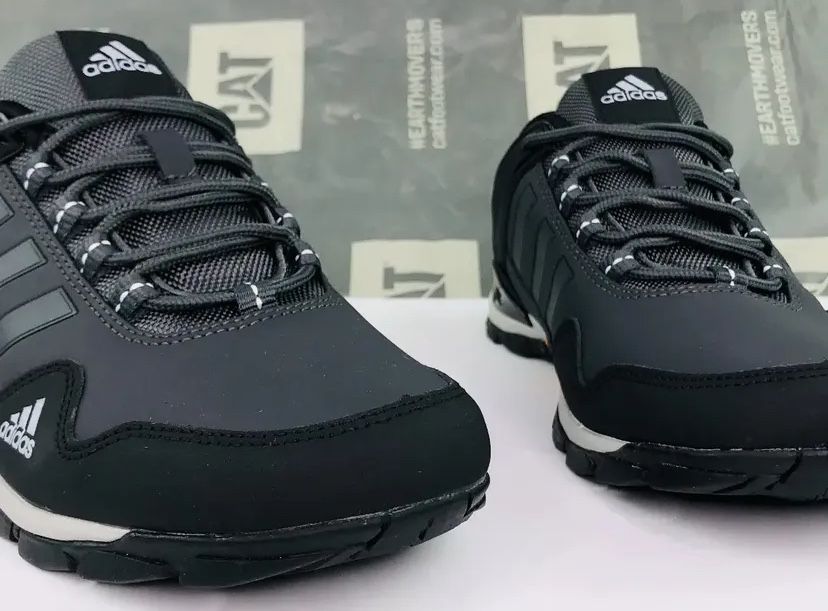 Кроссовки Adidas Terrex (Black/Orange) —